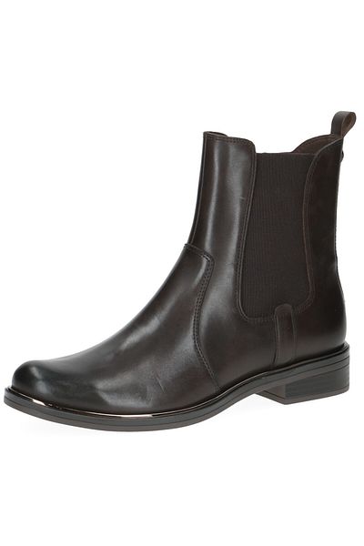 Caprice Damen Elegante Stiefelette G-weite 9-25304-41 Braun 337 Dk Brown Nappa Leder Und Textil Mit Cap Airm