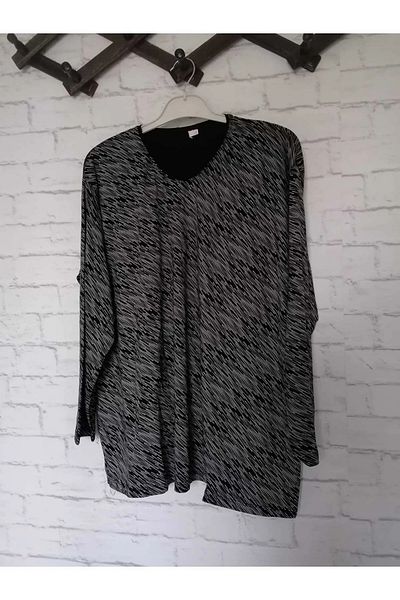 anne moda ankara Προϊόν ευκαιρίας. Καλοκαιρινή μακρυμάνικη μπλούζα βισκόζης