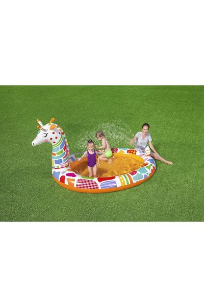 BESTWAY 8'9" x 62" x 50"/2.66m x 1.57m x 1.27m Groovy Giraffe Sprayer Pool