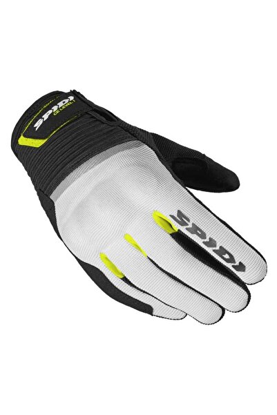 Spidi FLASH CE LADY YAZLIK KADIN ELDIVEN BEYAZ-SIYAH