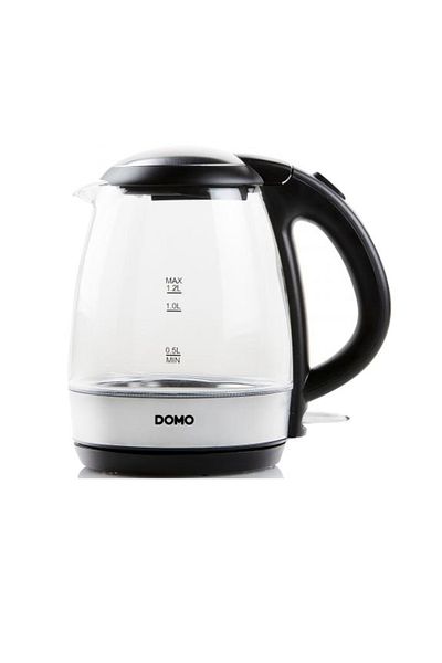 Domo Skleněná konvice na vodu DO9218WK, 1,2 l, 2200 W