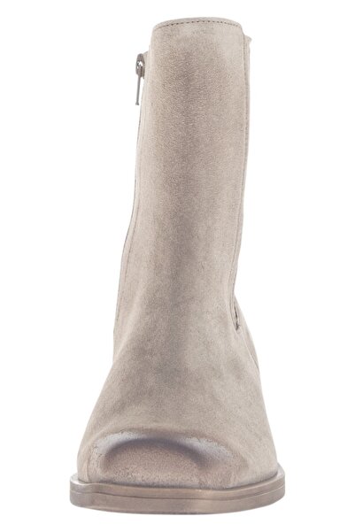 GABOR Damen Elegante Stiefelette F-weite 75.910 Grau 12 Kiesel Leder