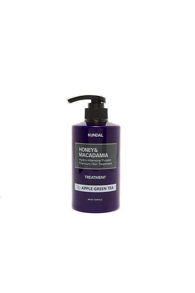 Kundal Honey and Macadamia Hydro-Intensive Protein Premium Hair Treatment Apple Green Tea 500 mL