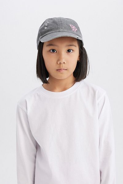 DeFacto Girl's Embroidered Cap Hat C0585A825Sm