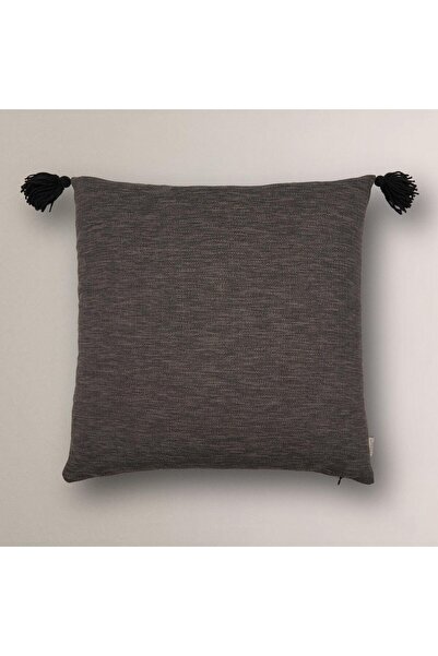 Vanilla Home غطاء وسادة بتفاصيل شرابة القمر