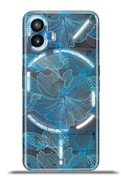 NOTHING Phone 2 Uyumlu Kılıf Kapak Esnek Silikon Kamera Koruma 4k Desenli - M...