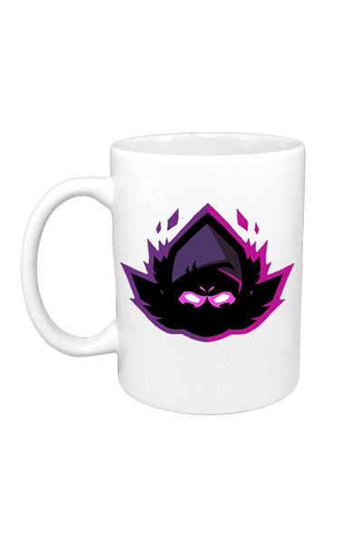 OEM Cană albă personalizată Raven Fortnite Minecraft, INOVATIX®. 330 ml