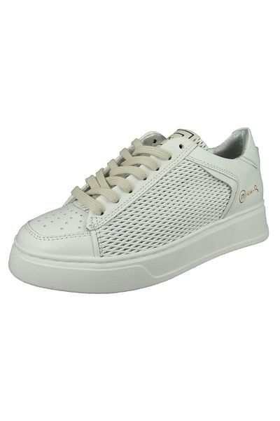 Mjus Damen Low Sneaker Tech Low Top P56106-0101 Weiß 6105 Ghiaccio Leder Und Textil