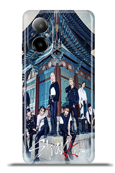 cupcase Realme 12 Lite Uyumlu Kılıf Kapak Esnek Silikon Kamera Koruma 4k Desenli - Stray Kids