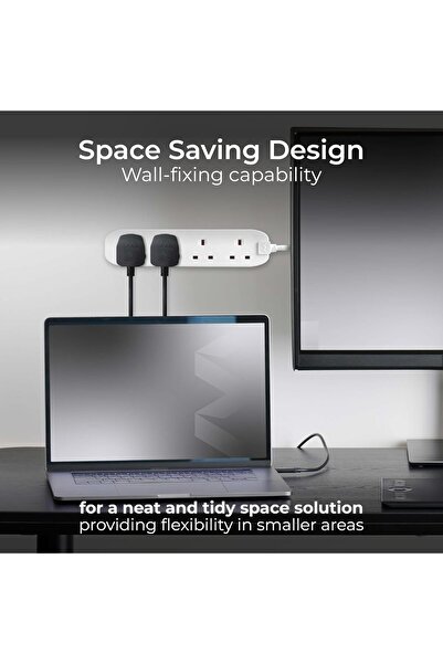 Masterplug 4 Socket 3 Meter Extension Lead 13 A