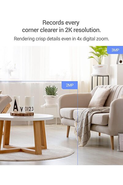 EZVIZ كاميرا مراقبة داخلية 2K لمراقبة الأطفال (CP1)
