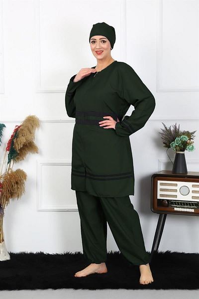 Celira Plus Size Hijab Size Khaki: 60-62-64-66