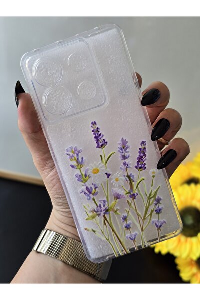 SUPER FRAME Xiaomi Redmi Note 13 4G Uyumlu Baskılı Şeffaf Telefon Kılıfı