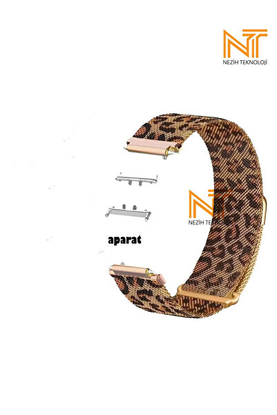 Nezih Case Samsung Galaxy Fit 3 Uyumlu Milanes Tasarım Hasır Örgü Metal Kordon