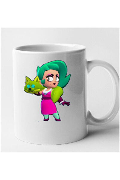 OEM Cana albă personalizată Brawl Star - Lola, White, INOVATIX®. 330 ml