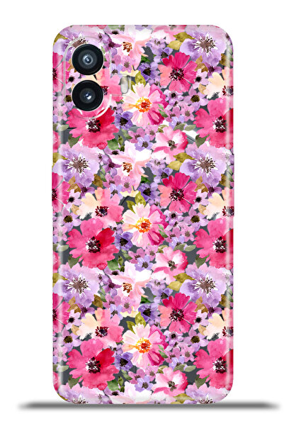 NOTHING Phone 2 Uyumlu Kılıf Kapak Esnek Silikon Kamera Koruma 4k Desenli - Ç...