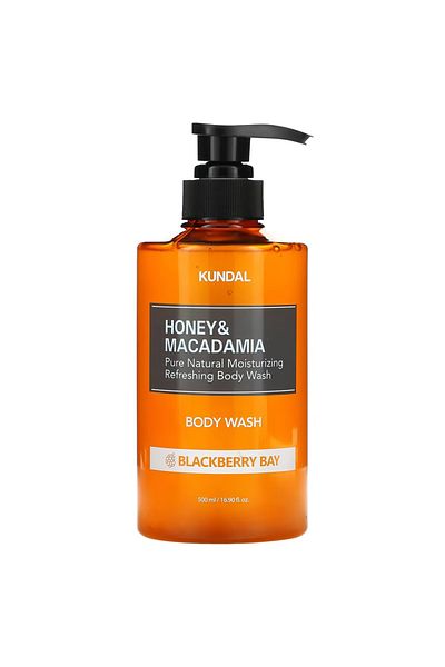 Kundal Honey & Macadamia Pure Natural Moisturizing Refreshing Body Wash Blackberry Bay 500 mL