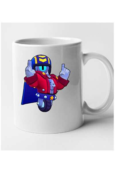 OEM Brawl Star - Cană albă personalizată Stu, INOVATIX®. 330 ml