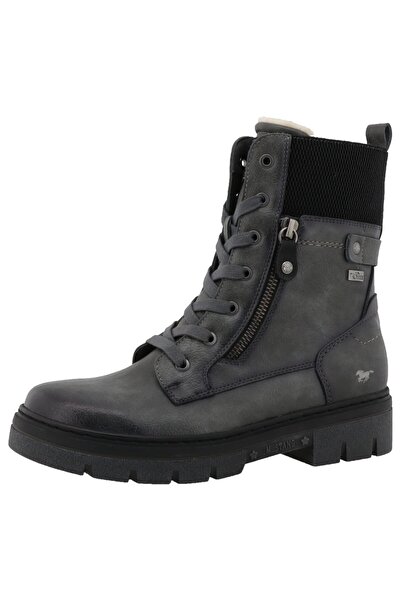Mustang Damen Elegante Stiefelette 15m0012002 Grau 011 Grey Kunstleder