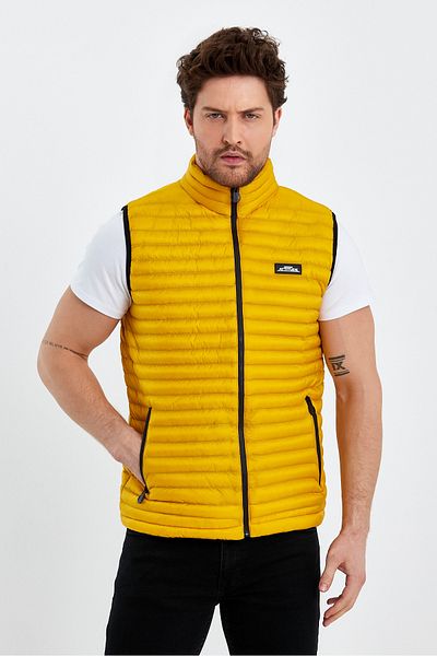 Weyeze Vestă puf subțire cu guler vertical AD-K59155PRM