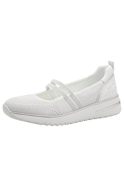 Marco Tozzi Damen Klassische Ballerina Sportiv 2-22181-44 Weiß 197 White Comb Textil/synthetik