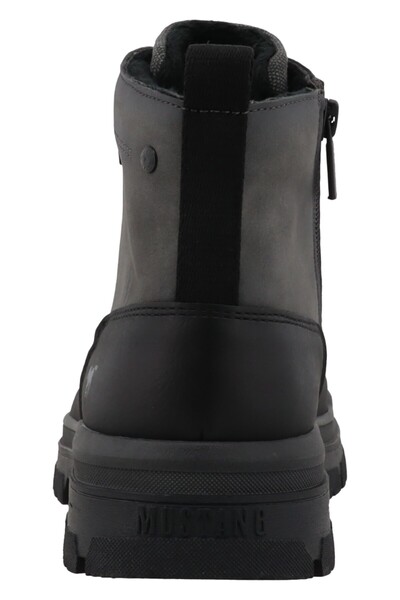 Mustang Herren Stiefelette Winterschuhe 15m0101004 Grau 011 Grey Kunstleder