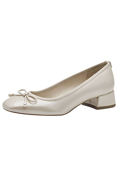 Tamaris Damen Pumps 1-22321-44 Goldfarben 179 Champagne Kunstleder mit TOUCH-IT & ANTISLIDE Absatz
