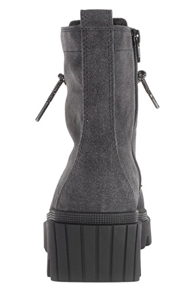 GABOR Damen Elegante Stiefelette F-weite 71.821 Grau 19 Dark Grey Leder