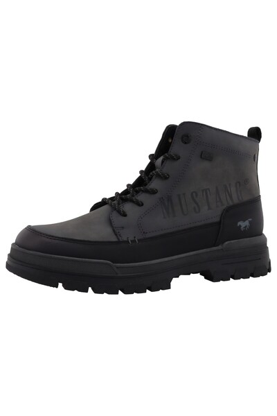 Mustang Herren Stiefelette Winterschuhe 15m0101004 Grau 011 Grey Kunstleder