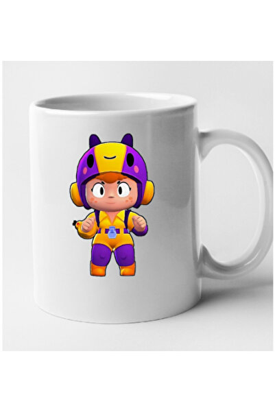 OEM Cana albă personalizată Brawl Star - Drink, INOVATIX®. 330 ml