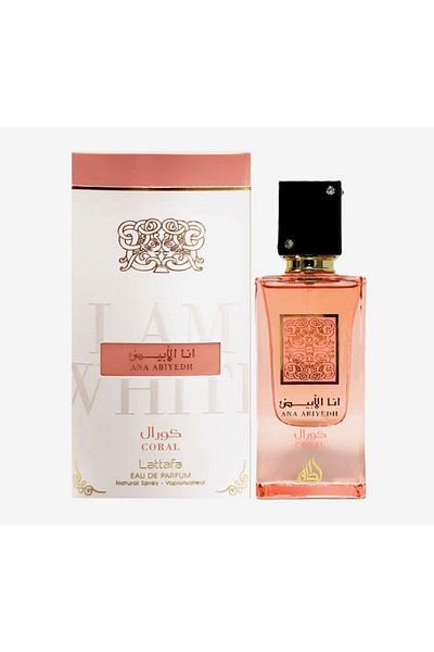 lattafa Ana Abiyedh Coral 60ml By - Perfume Original Import Dubai
