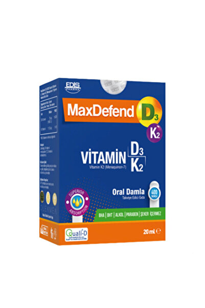 EDİS PHARMA MaxDefend Oral Damla Takviye Edici Gıda 20 ml