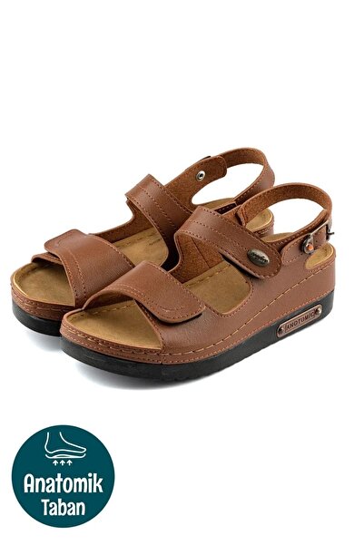 Roy Jones Women's Orthopedic Anatomical Sole Double Strap Velcro Back Buckle Daily Sandals Te