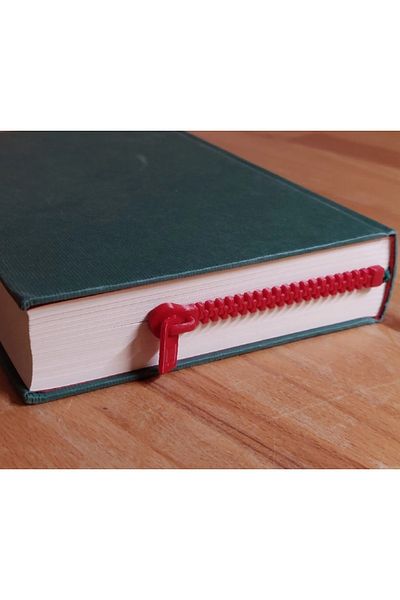BOOKMARK Three Dimensional Zipper Bookmark