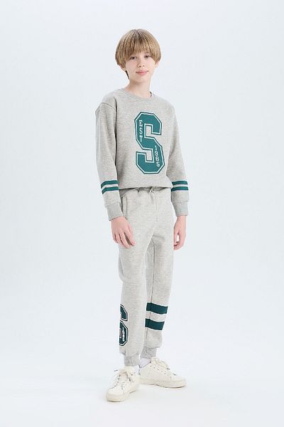 DeFacto Boy Printed Elastic Waist Sweatpants D4479A824Wn