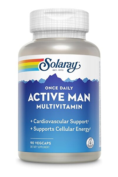 Solaray - Once Daily Active Man Multi-Vita-Min 90 Vegetarian Capsules