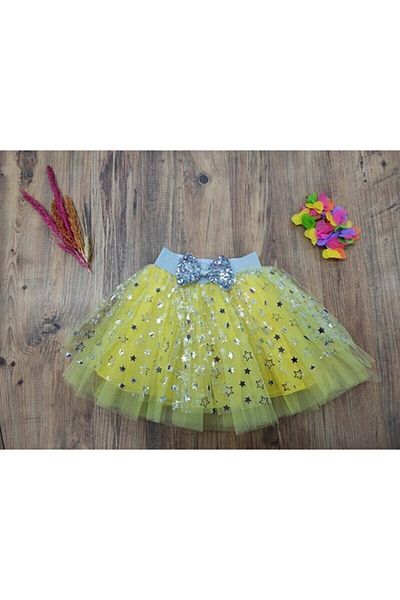 Trendy Mall Fusta tutu cu stea pentru fetiță