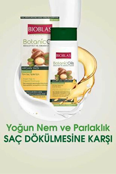 Bioblas Botanic Oils Argan Şampuan 360 ml 5'li