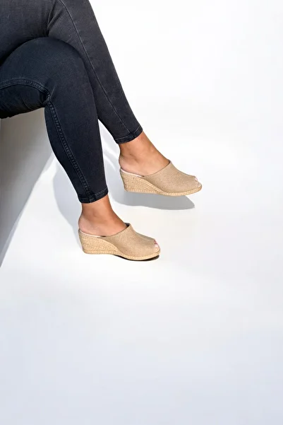 Y&D Shoes Papuci de in cu toc pană de 7 cm Producție manuală Espardil
