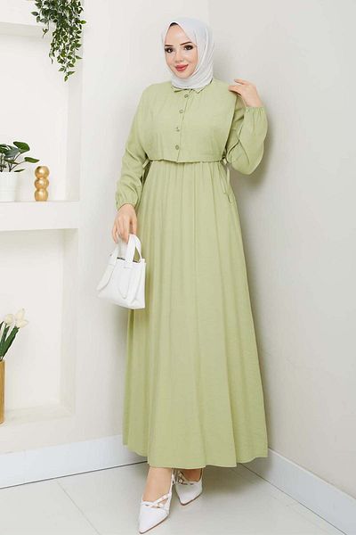 giyze Γιλέκο Φόρεμα Mint Green 4735