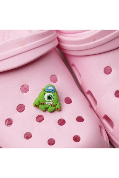 Piraye Gift Sevimli Canavarlar Mike Wazowski Terlik Süsü Jibbitz Aksesuar