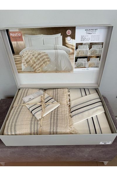 Capital Home Capi̇tal Home 7-Piece Pi̇qued Duvet Cover Set