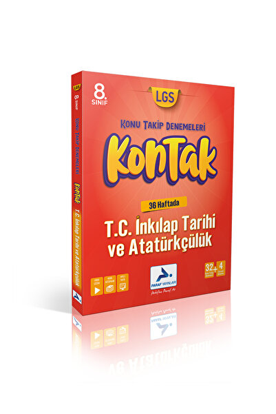 paraf yayınları 8. Sınıf İnkılap Tarihi ve Atatürkçülük 36 Kontak Deneme