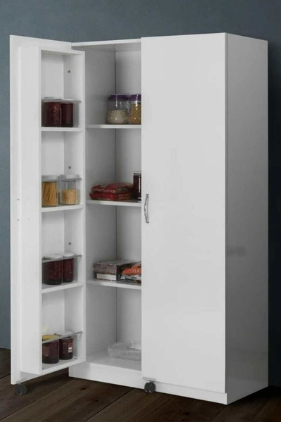 Moderniya Mobilya Nil Premium Çok Amaçlı Kiler Erzak Dolabı 90x170