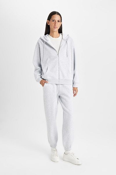 DeFacto Tlusté tepláky Jogger, elastický pas, šněrovací kapsa V2700Az24Wn