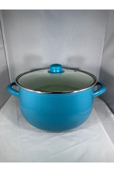 EmayeBurada Flame Enamel 6 Liter Enamel Pot Yogurt Copper Storage Pot