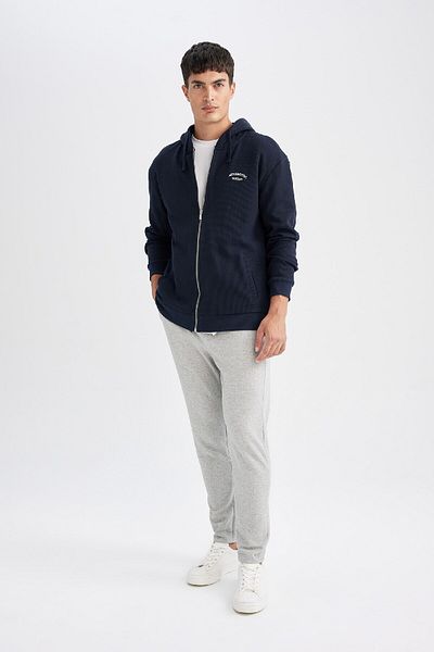 DeFacto Pike Slim Fit Sweatpants - Slim Fit, Waist Lace-Up, Pockets, R9261Az24Au