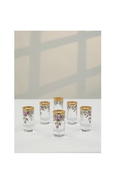 Paşabahçe Nevbahar Ayaksız Kahve Su Bardağı 6'lı