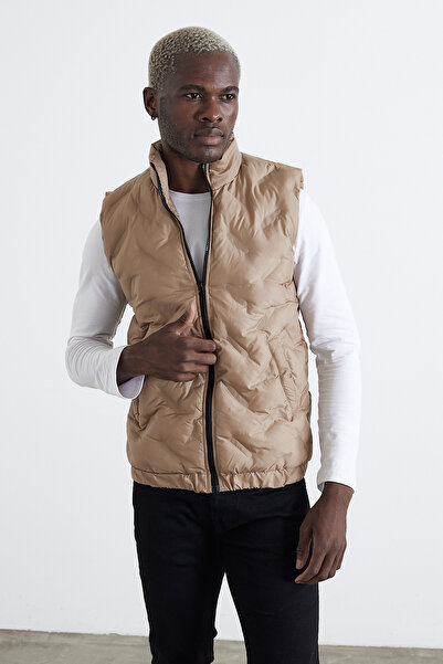 Weyeze Γιακάς Stand Χοντρό Πουφερ Γιλέκο AE-K59080LNS