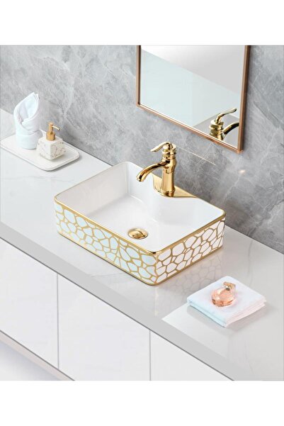 harmeh TEZGAH ÜSTÜ ÇANAK LAVABO TH103 49X37*14 CM